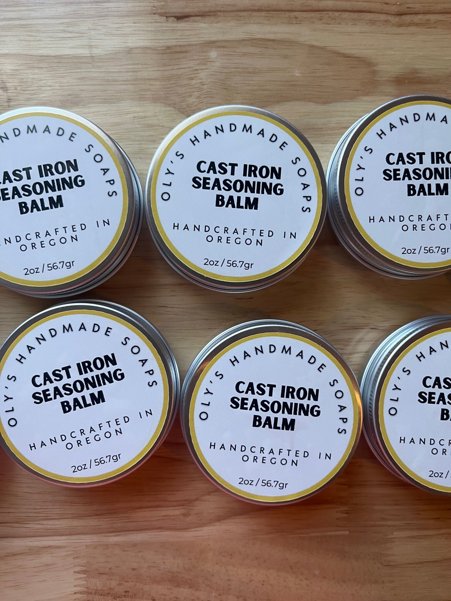 Cast Iron Seasoning Balm